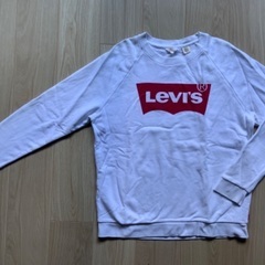 リーバイス★Levi's スウェットトレーナー ロゴスウェット M 白