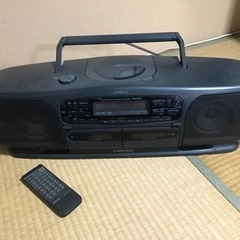 CD カセットプレーヤーVICTOR RCX750 ジャンク
