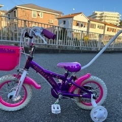 子供自転車‼️12インチ‼️極美自転車🚲安心手持ち付き！2才〜4...