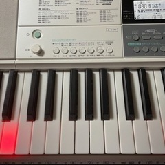 値下げ！CASIO 光ナビゲーション キーボードLK-512