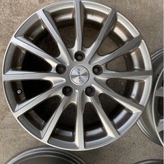 社外16インチアルミホイール　114.3×6.5J   4本セット