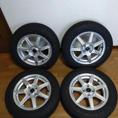 中古ダンロップスタッドレスタイヤホイール4本セット