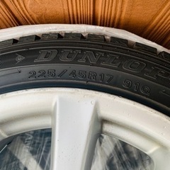 レクサスＩＳ純正アルミ、スタッドレスセット（ビッグキャリパー対応）