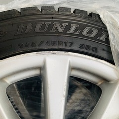 レクサスＩＳ純正アルミ、スタッドレスセット（ビッグキャリパー対応）