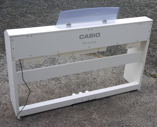 CASIO カシオ 電子ピアノ PX-760WE 88鍵 プリヴィア ホワイトウッド調 象牙調・黒檀調鍵盤 シンプルスリム 動作品