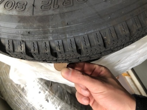 スタッドレス(冬)タイヤ 4本set DELVEX935 【145/80R12 80/78N (軽トラ 