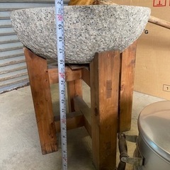 商談中です！餅つきセット、石臼2ヶ、杵、蒸し器