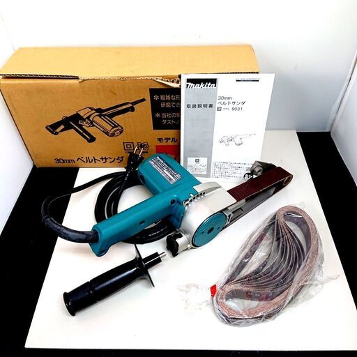 makita/マキタ ベルトサンダ 9031 30mm 未使用品 研磨 電動工具 ①