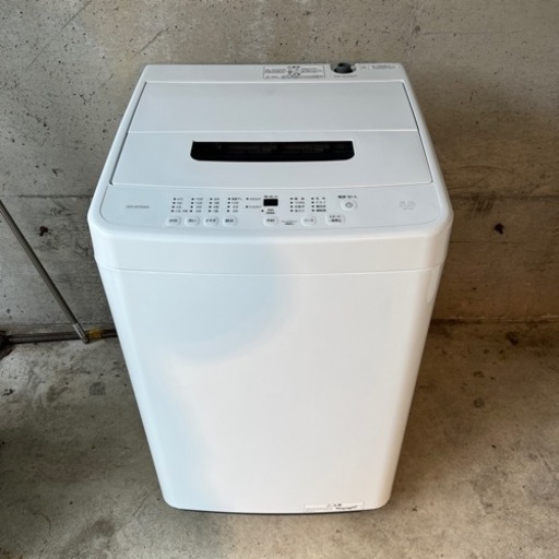2023年製 アイリスオーヤマ 全自動洗濯機 洗濯容量5.0kg 脱水容量5.0kg 部屋干しモード IAW-T504