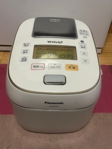 ️-20%OFF️ Panasonic 可変圧力IHジャー炊飯器 おどり炊き SR-PW107 (5.5合)