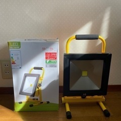 【取りに来れる方優先】ほぼ未使用 LED投光器 2個セット