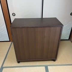 ※値下げしました　無印良品　キャビネット　ガラス扉