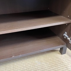 ※値下げしました　無印良品　キャビネット　ガラス扉