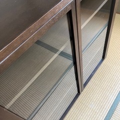 ※値下げしました　無印良品　キャビネット　ガラス扉