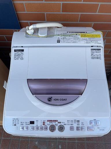 【SJ231】SHARP　シャープ　6kg全自動洗濯機　ES-TG60L