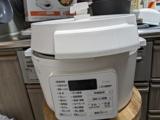 アイリスオーヤマ  電気圧力鍋4.0L PC-MA4-W 電気鍋圧力鍋 時短調理