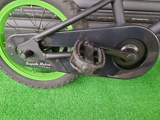 子供用自転車14インチ】Wynn ウィンキッズバイク MATTE BLACK×LIME