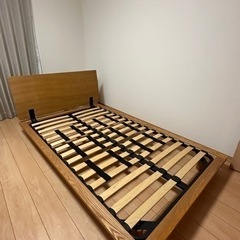無印　ベッドフレーム　セミダブル