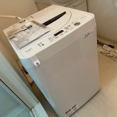 SHARP洗濯機4.5Kg
