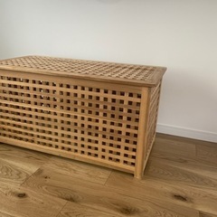 IKEA テーブル　木材　収納