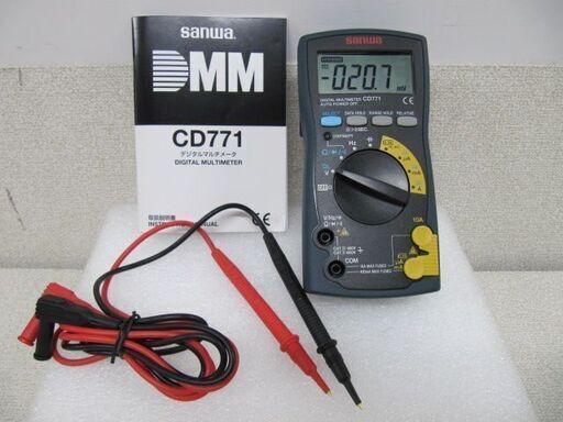 【電動工具】三和電気計器 超美品！CD771 デジタルマルチメーター【地域最大電動工具高価買取アールワン田川】