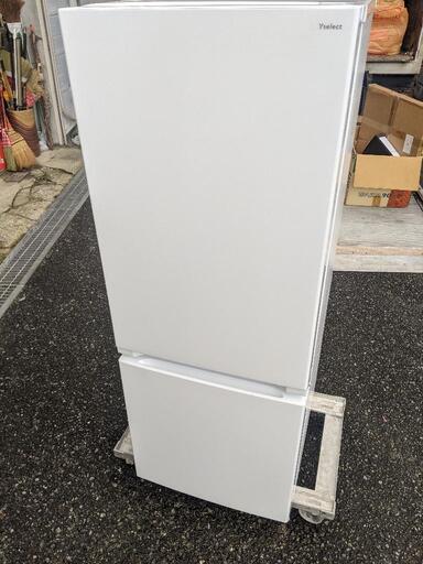 yselect YRZF15J ヤマダオリジナル 2ドア冷蔵庫 ホワイト2023年製