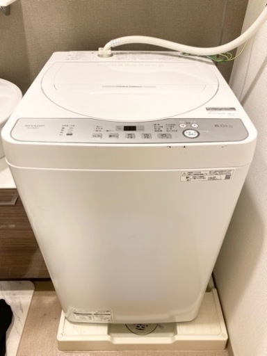 【美品】2022年製 洗濯機 SHARP