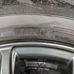 保管場所に困り再値引き。ＷＩＮＴＥＲＭＡＸＸ　アルミ付き4本　超備品