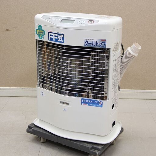 サンポット FFR-384BL(W)ホワイト FF式石油暖房機 カベック FFR-384BL 16年製 (E2278hnxY)