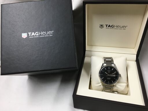 タグ・ホイヤー TAG Heuer 腕時計 カレラ デイデイト WAR201A.BA0723 自動巻き AT ブラック文字盤 SS スティール製 タグホイヤー 中古 堺市 石津店【ジャングルジャングル石津店】