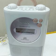 品質保証☆配達有り！5000円(税抜き）シャープ 防水CDラジオ...