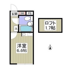 （（１Ｒ））💖西所沢駅徒歩１２分💖敷金礼金０円💖フリーレント１ヶ...