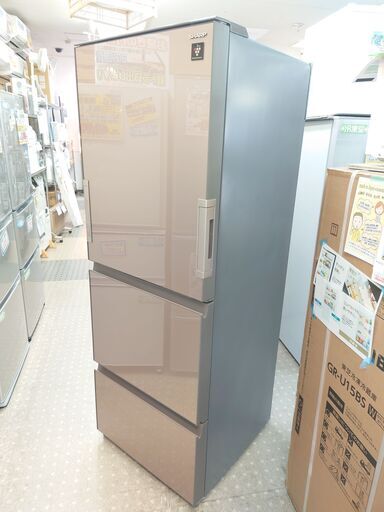 安心の除菌洗浄済SHARP 3ドア冷蔵庫 2017年製 保証有り【愛千143】