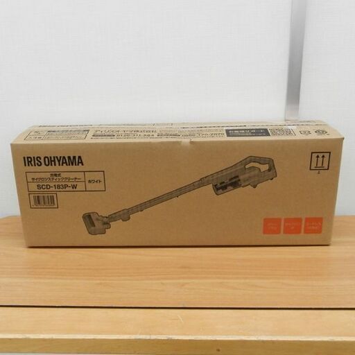 新品 IRIS OHYAMA 充電式サイクロンスティッククリーナー SCD-183P-W ホワイト アイリスオーヤマ 札幌 西区 西野
