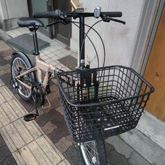 Jeep[ジープ]JE-206G 20吋折り畳み自転車  外装6段/ベージュ