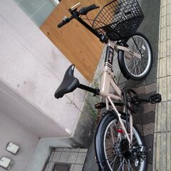 Jeep[ジープ]JE-206G 20吋折り畳み自転車  外装6段/ベージュ