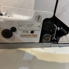 ボタン付け専用ミシン　工業用　説明書付　JUKI