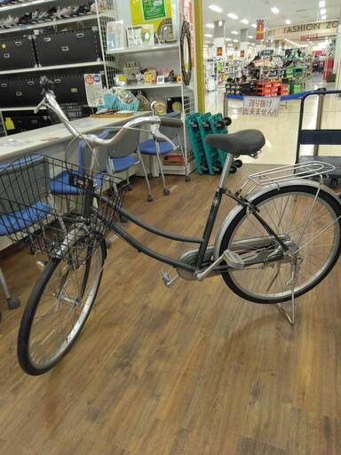 【値下げ】自転車　グレー　24インチ