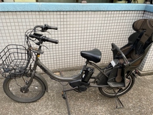 電動自転車　ビッケ2bリヤ付き　幼児2人同乗自転車適合