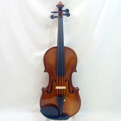 メンテ済み チェコ製 2005年 Jan Lorenz No 54 ヤン・ロレンツ バイオリン 4/4 上級グレード 虎杢 状態良好品　エヴァピラッツィ弦 ピラストロ社 全国発送対応 中古バイオリン 名古屋近郊 手渡し可能 試奏 愛知県清須市より 管理（カ）TO450