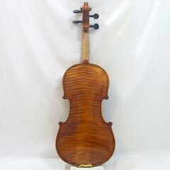 メンテ済み チェコ製 2005年 Jan Lorenz No 54 ヤン・ロレンツ バイオリン 4/4 上級グレード 虎杢 状態良好品　エヴァピラッツィ弦 ピラストロ社 全国発送対応 中古バイオリン 名古屋近郊 手渡し可能 試奏 愛知県清須市より 管理（カ）TO450