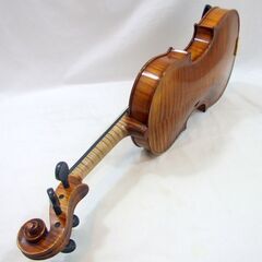 メンテ済み チェコ製 2005年 Jan Lorenz No 54 ヤン・ロレンツ バイオリン 4/4 上級グレード 虎杢 状態良好品　エヴァピラッツィ弦 ピラストロ社 全国発送対応 中古バイオリン 名古屋近郊 手渡し可能 試奏 愛知県清須市より 管理（カ）TO450