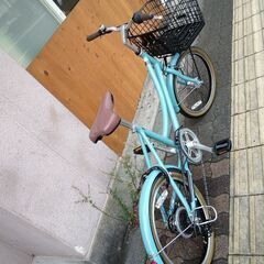 be life[ビ・ライフ]20吋 ミニベロ(小径車) アルミ /外装6段/LEDオート/スモーキーグリーン