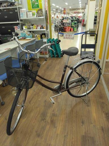 自転車　ブラウン　26ｲﾝﾁ