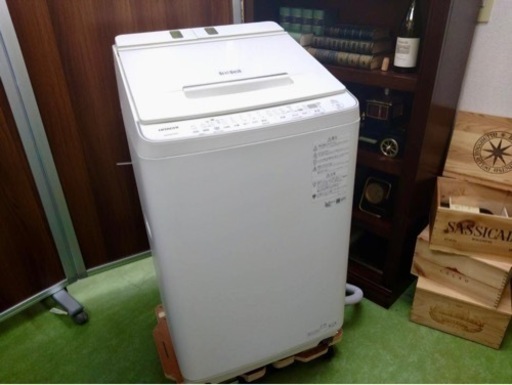 通電確認済み【HITACHI ビートウォッシュ BW-X100G 全自動洗濯機 2021年製】説明書・付属品あり