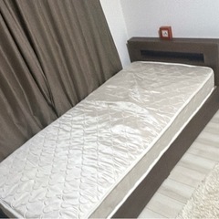 シングルベッド（収納付き）＋マットレス