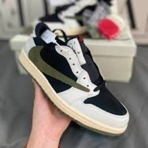 Low Nike ナイキ スニーカー Air jordan 1 travi scott olive ナイキトラビススコット　発送可能‼️