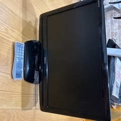 0円　テレビ　22型　TOSHIBA REGZA