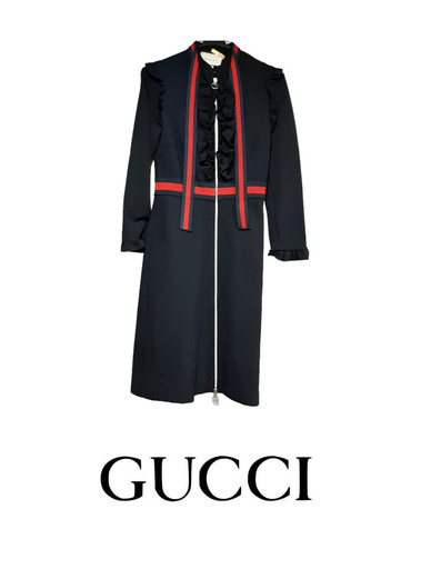 GUCCI シェリーライン ジャージー ワンピース ドレス S 457032