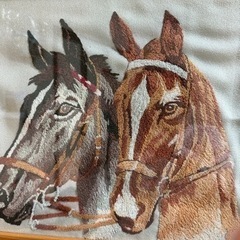 馬の刺繍
